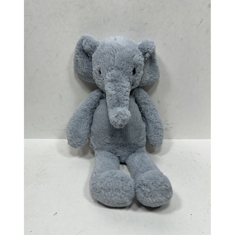 Retired Jellycat Bobbie Elly Gray Blue Elephant Plush Toy Soft 12"